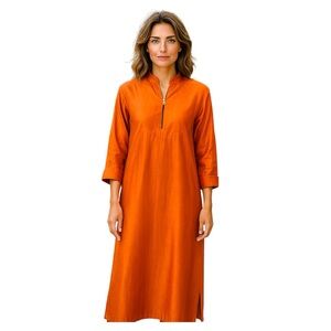 LOULOU DE LA‎ FALAISE Tangerine Kaftan Dress Womens